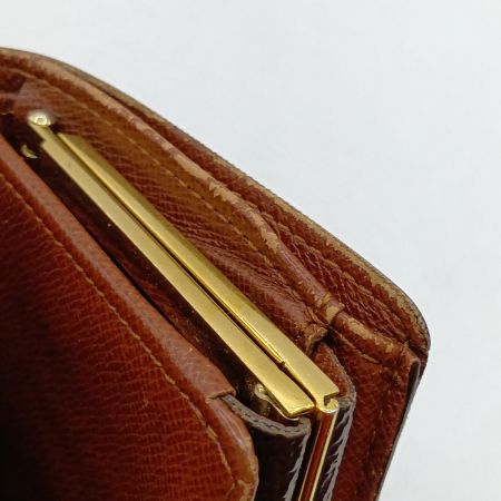  LOUIS VUITTON ルイヴィトン モノグラム ポルトモネ・ビエ ヴィエノワ 2つ折り財布 M61663 ブラウン