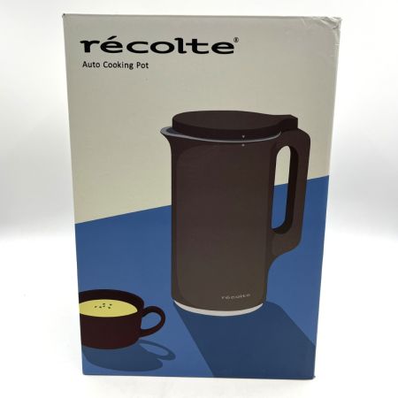 recolte 自動調理ポット スープメーカー RSY-2(MBR) モカブラウン