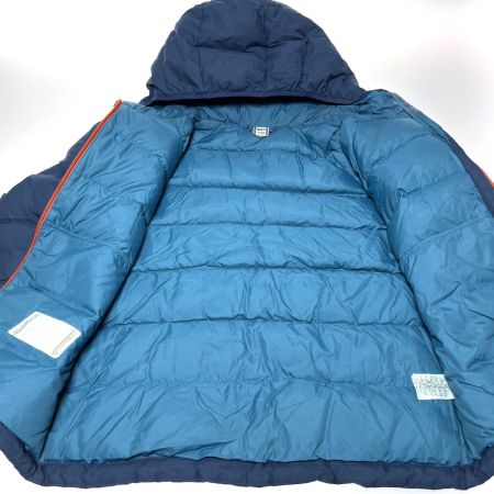  mont･bell モンベル ウインドストッパーダウンパーカ  1101617 ネイビー 150cm 使用感有 