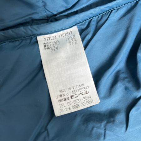  mont･bell モンベル ウインドストッパーダウンパーカ  1101617 ネイビー 150cm 使用感有 