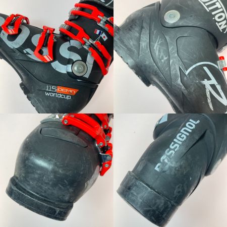  ROSSIGNOL ロシニョール DEMO 115 WORLDCUP スキーブーツ 25.5cm ソールサイズ298mm ブラック×レッド