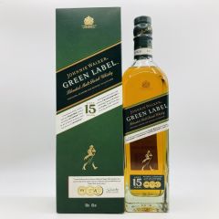  Johnnie Walker ジョニーウォーカー GREEN LABEL グリーンラベル 15年 ウイスキー スコッチ 700ml 43％ Sランク 未開栓