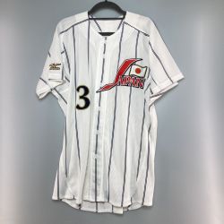 ◎◎ MIZUNO ミズノ アテネオリンピック 侍ジャパン 長嶋茂雄 ユニフォーム Lサイズ 52MW-333 Cランク