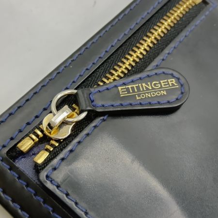  ETTINGER 2つ折り財布 マネークリップ ブラック 箱付