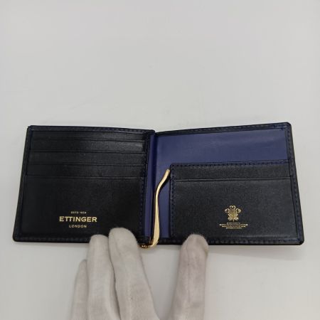  ETTINGER 2つ折り財布 マネークリップ ブラック 箱付