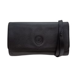 ◎◎ GUCCI グッチ ショルダーバッグ ラウンドロゴ 004.084.0289 ブラック ショルダーボタン1個欠品 Cランク