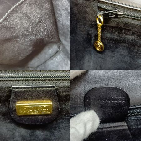  GUCCI グッチ ショルダーバッグ ラウンドロゴ 004.084.0289 ブラック ショルダーボタン1個欠品