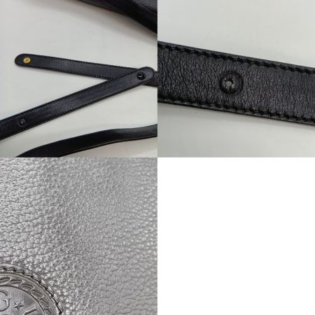  GUCCI グッチ ショルダーバッグ ラウンドロゴ 004.084.0289 ブラック ショルダーボタン1個欠品