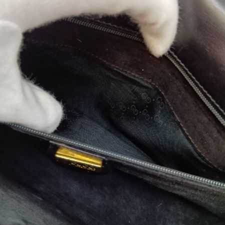  GUCCI グッチ ショルダーバッグ ラウンドロゴ 004.084.0289 ブラック ショルダーボタン1個欠品