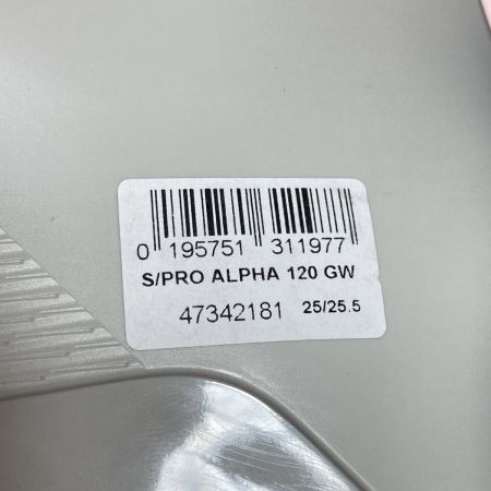  SALOMON サロモン スキーブーツ S/PRO ALPHA 25-25.5cm ソールサイズ294mm FLEX120