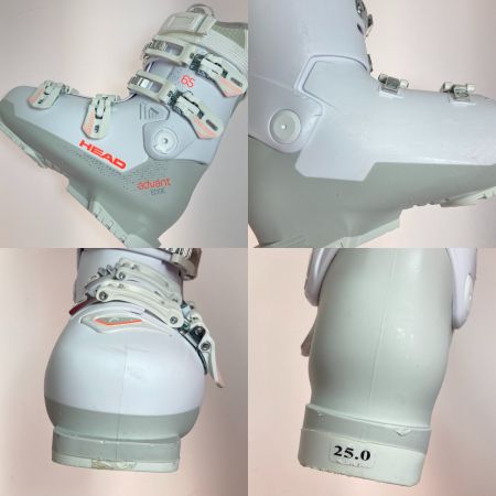  HEAD ヘッド ADVANT EDGE 65 レディース スキーブーツ 25-25.5cm ソールサイズ293mm ホワイト