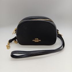 ◎◎ COACH コーチ ミニ セレナ クロスボディデザイン ショルダーバッグ 97561 ブラック Bランク