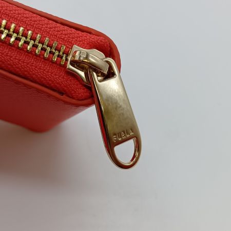  FURLA フルラ ラウンドファスナー財布 ２つ折り財布 PS86CL0 レッド
