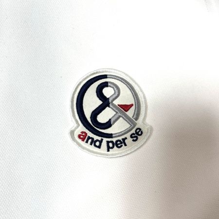  and per se アンパスィー ゴルフウェア　ポロシャツ　SIZE L