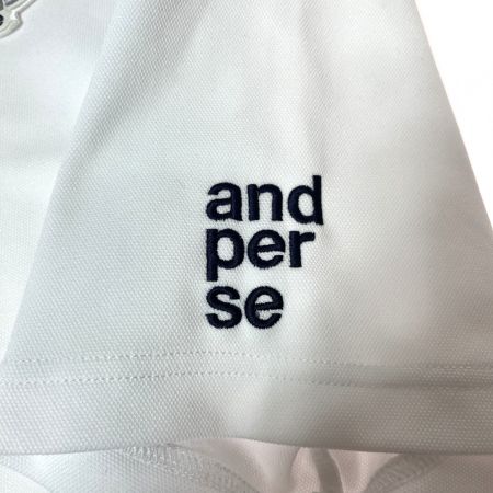  and per se アンパスィー ゴルフウェア　ポロシャツ　SIZE L