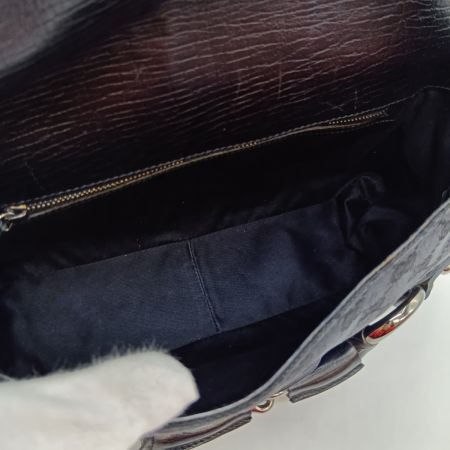  GUCCI グッチ GG ホースビット GGキャンバス ハンドバッグ 114915 001364 ブラック
