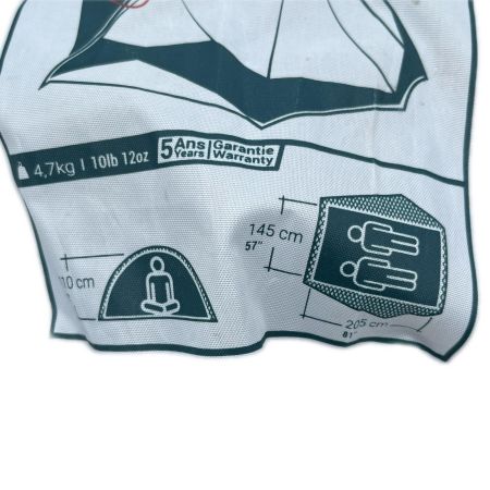  Quechua ケシュア  2 Seconds Easy Fresh&Black 2人用ワンタッチテント