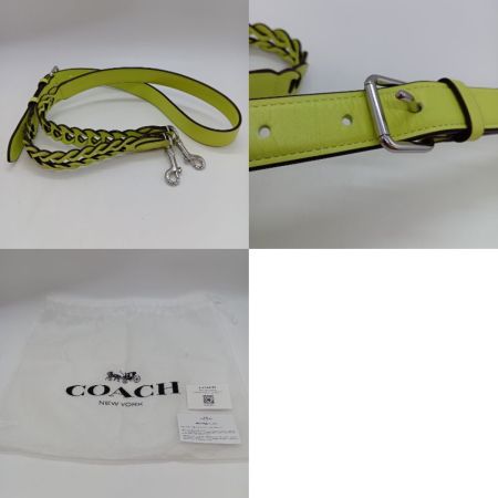  COACH コーチ シグネチャー モーガン サドルバッグ ショルダーバッグ CJ615 ブラウン x イエローグリーン