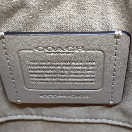  COACH コーチ シグネチャー モーガン サドルバッグ ショルダーバッグ CJ615 ブラウン x イエローグリーン