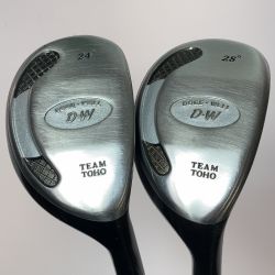 ◎◎ TEAM TOHO DOGE WELL D・W 24° 28° ユーティリティ 2本セット Cランク