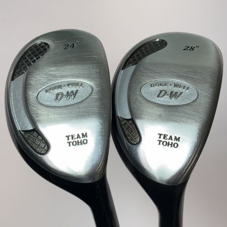  TEAM TOHO DOGE WELL D・W 24° 28° ユーティリティ 2本セット