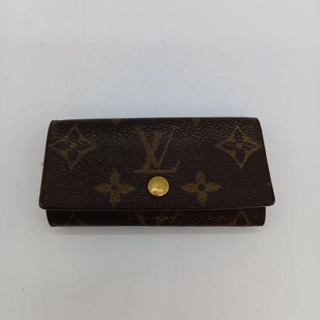  LOUIS VUITTON ルイヴィトン モノグラム ミュルティクレ4 キーケース M62631 ブラウン 箱付
