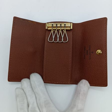  LOUIS VUITTON ルイヴィトン モノグラム ミュルティクレ4 キーケース M62631 ブラウン 箱付
