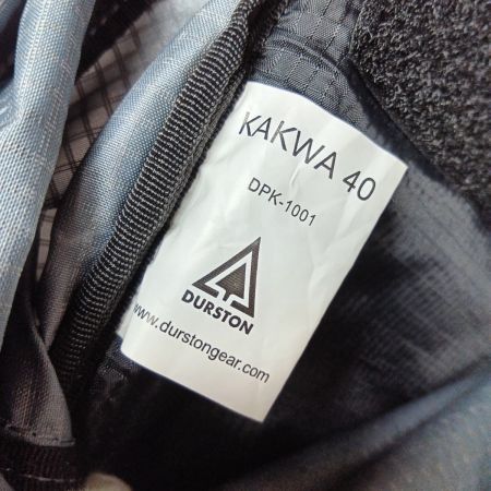  DURSTON GEAR KAKWA 40 Mサイズ リュック バックパック 登山 DPK-1001 グレー