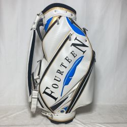 ◎◎ Fourteen フォーティーン キャディバッグ 9.5型 6分割 5.6kg ホワイト Bランク