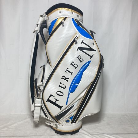  Fourteen フォーティーン キャディバッグ 9.5型 6分割 5.6kg ホワイト