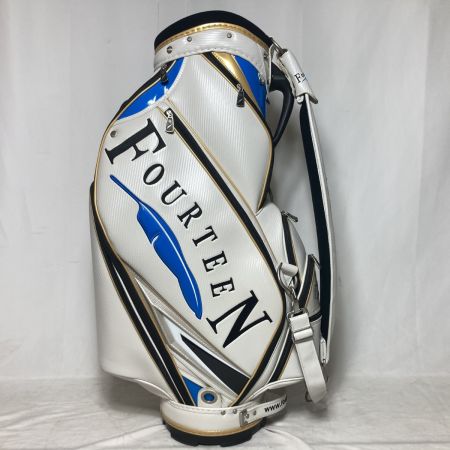  Fourteen フォーティーン キャディバッグ 9.5型 6分割 5.6kg ホワイト