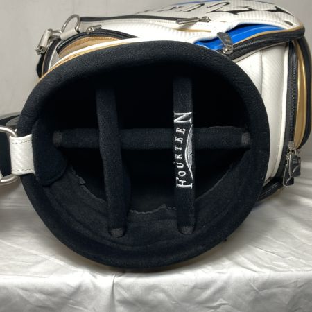  Fourteen フォーティーン キャディバッグ 9.5型 6分割 5.6kg ホワイト