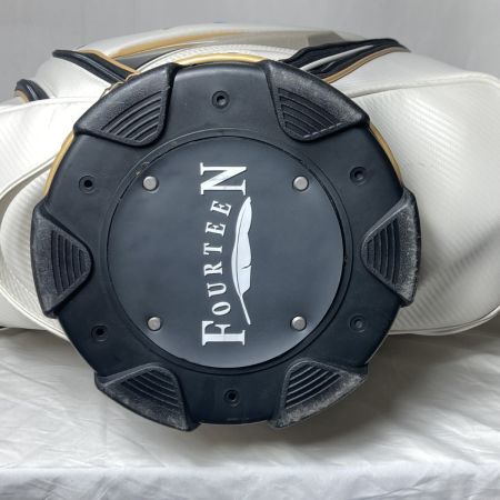  Fourteen フォーティーン キャディバッグ 9.5型 6分割 5.6kg ホワイト