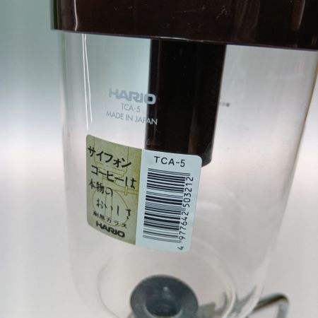  HARIO ハリオ コーヒーサイフォン テクニカ 5杯用 600ml TCA-5 ろか器欠品