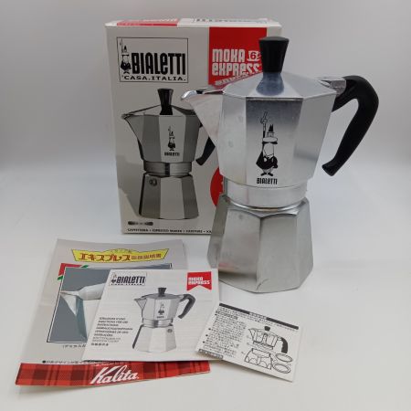  Kalita カリタ ビアレッティ モカエキスプレス#6 直火式 エスプレッソメーカー 6杯用