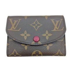 ◎◎ LOUIS VUITTON ルイヴィトン モノグラム ポルトモネ ロザリ 財布 コインケース M41939 ブラウン Bランク