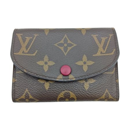  LOUIS VUITTON ルイヴィトン モノグラム ポルトモネ ロザリ 財布 コインケース M41939 ブラウン