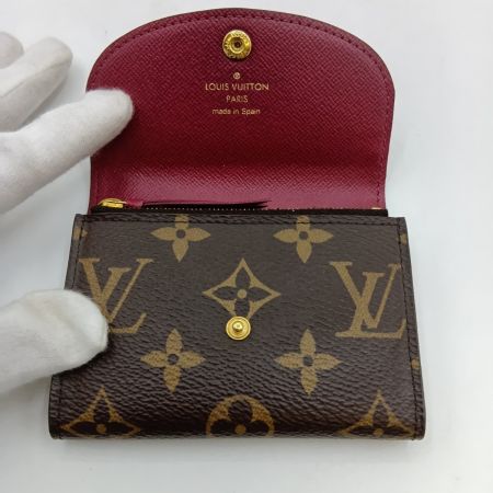  LOUIS VUITTON ルイヴィトン モノグラム ポルトモネ ロザリ 財布 コインケース M41939 ブラウン