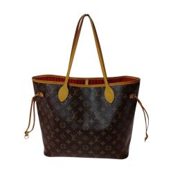 ◎◎ LOUIS VUITTON ルイヴィトン モノグラム ネヴァーフル MM トートバッグ M41178 ブラウン ポーチ欠品 Bランク