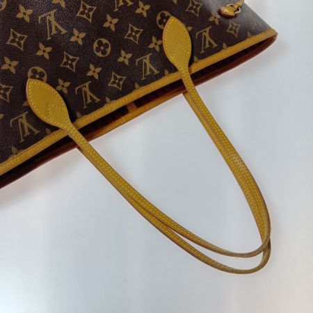 LOUIS VUITTON ルイヴィトン モノグラム ネヴァーフル MM トートバッグ M41178 ブラウン ポーチ欠品