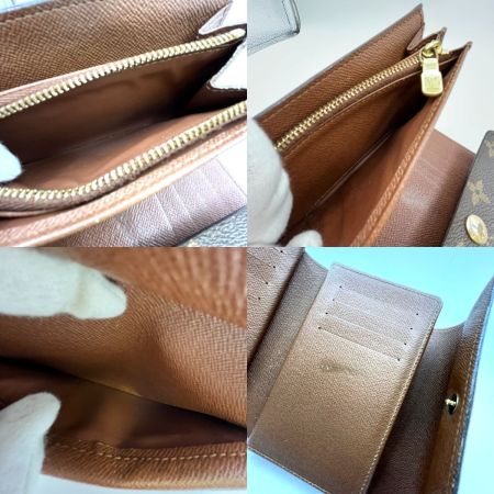  LOUIS VUITTON ルイヴィトン 3つ折り財布　 モノグラム ポルトフォイユ アレクサンドラ M60047  箱・布袋付 使用感有