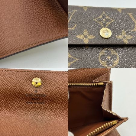  LOUIS VUITTON ルイヴィトン 3つ折り財布　 モノグラム ポルトフォイユ アレクサンドラ M60047  箱・布袋付 使用感有