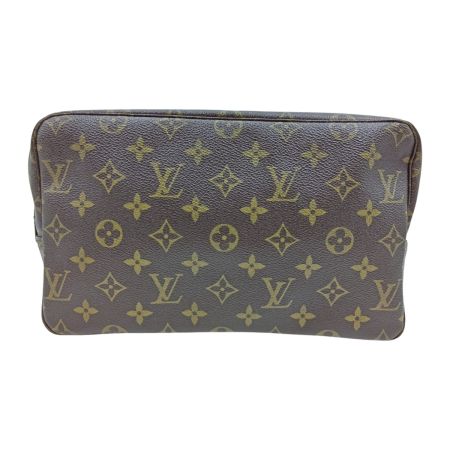  LOUIS VUITTON ルイヴィトン モノグラム トゥルーストワレット28 ポーチ コスメポーチ M47522 ブラウン