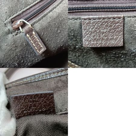  GUCCI グッチ GGキャンパス トートバッグ 130736 ベージュ x ブラウン