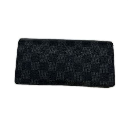  LOUIS VUITTON ルイヴィトン ダミエ・グラフィット  二つ折り長財布 N62665 ブラック