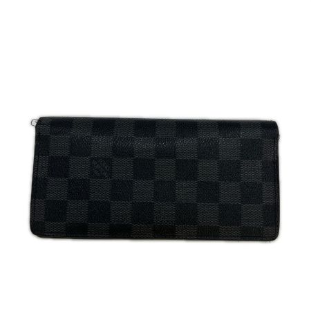  LOUIS VUITTON ルイヴィトン ダミエ・グラフィット  二つ折り長財布 N62665 ブラック