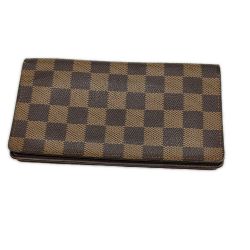 ◎◎ LOUIS VUITTON ルイヴィトン  長財布　ダミエ ポルトカルトクレディ  N60825 ブラウン Bランク