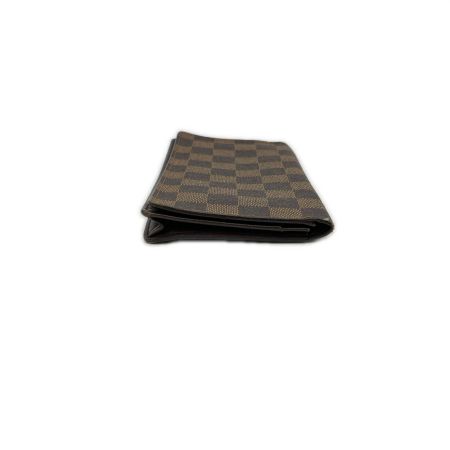 LOUIS VUITTON ルイヴィトン  長財布　ダミエ ポルトカルトクレディ  N60825 ブラウン