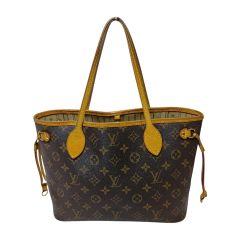  LOUIS VUITTON ルイヴィトン モノグラム ネヴァーフルPM トートバッグ M40155 ブラウン Cランク