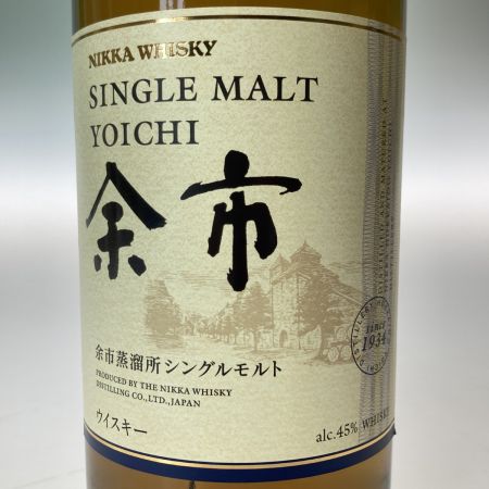 【北海道内限定発送】 YOICHI 余市/ニッカウイスキー シングルモルト余市 700ml 45％ 未開栓
